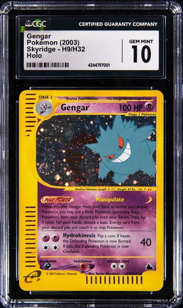 CGC 10 Pokemon Gengar holo card