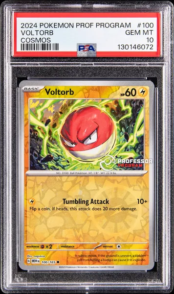 PSA-graded Pokemon promo Voltorb card